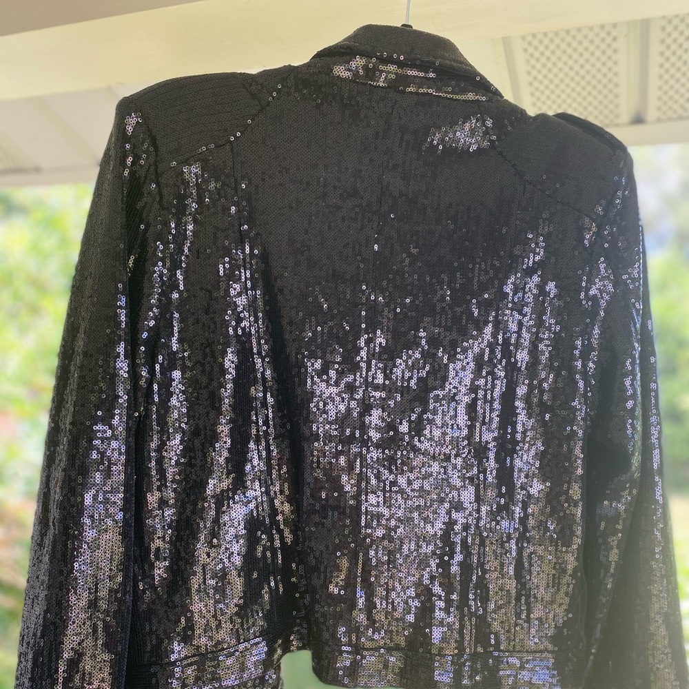 Black sequence Jacket - Picture 2 of 5